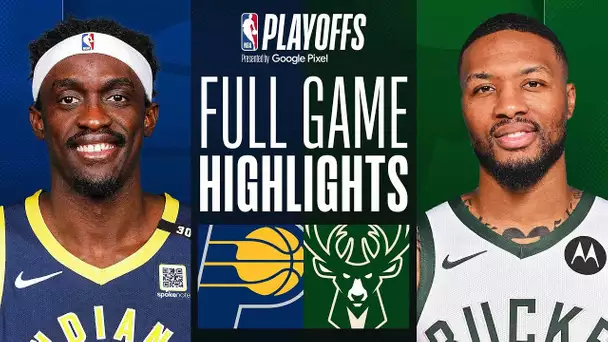 #6 PACERS at #3 BUCKS | FULL GAME 1 HIGHLIGHTS | April 21, 2024