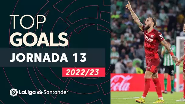 LaLiga TOP 5 Goles Jornada 13 LaLiga Santander 2022/2023