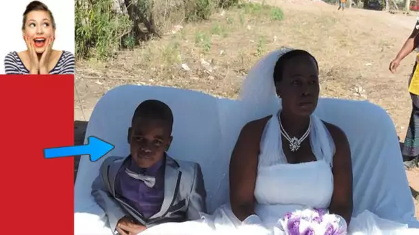 Incroyable : Un écolier âgé de 9 ans épouse une femme de 62 ans