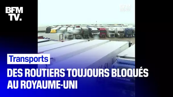 Royaume-Uni: des centaines de camions toujours sont toujours bloqués