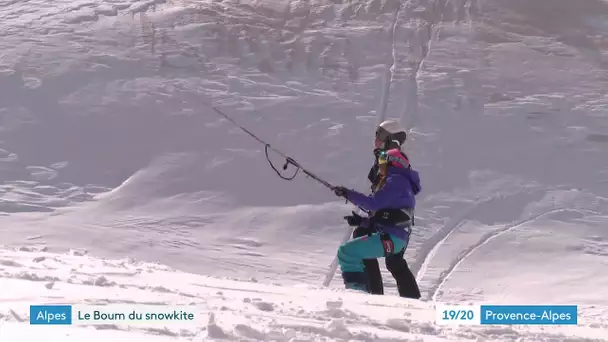 Hautes-Alpes : Le snowkite en plein boom au col du Lautaret