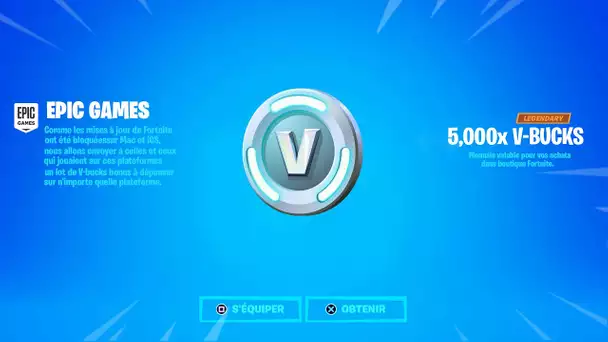 DES V-BUCKS *GRATUITS* OFFERTS PAR FORTNITE A CERTAINS JOUEURS ! (FORTNITE NEWS)