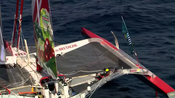 Maxi 80 Prince de Bretagne en mer