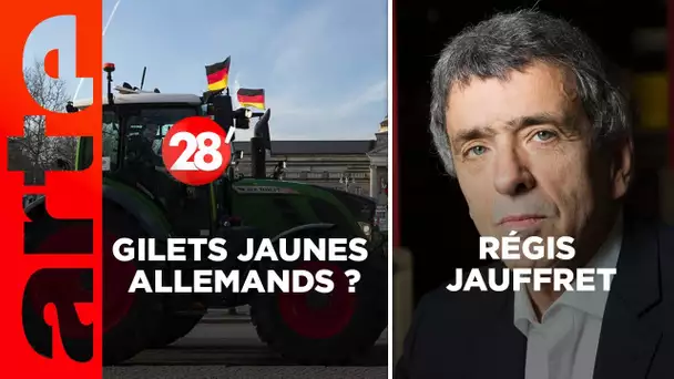 Régis Jauffret / Manifs et récession en Allemagne  : c’est l’Europe qui tousse ? - 28 Minutes - ARTE