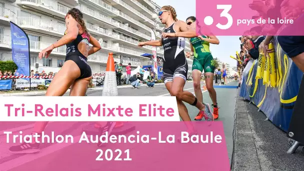 Triathlon Audencia-La Baule 2021 : la Relais Mixte Élite