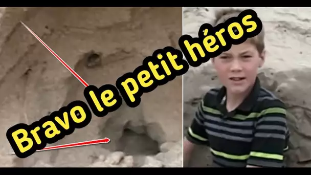 Un garçon de 11 ans qui joue sur la plage trouve une petite fille enterrée vivante dans le sable....