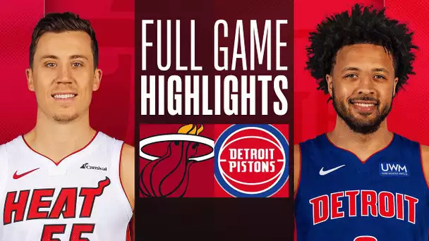 HEAT at PISTONS | FULL GAME HIGHLIGHTS | March 17, 2024