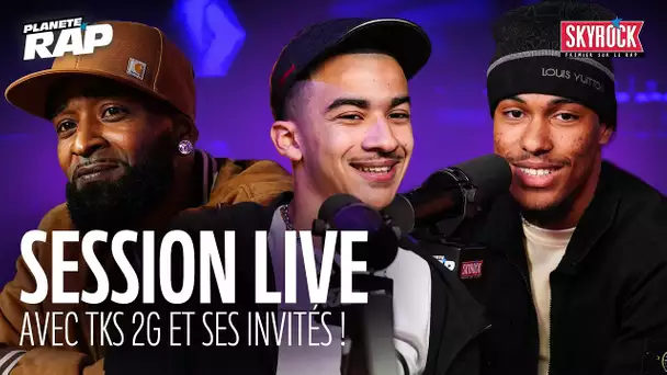 SESSION LIVE avec TKS 2G, Shango & DJB ! #PlanèteRap