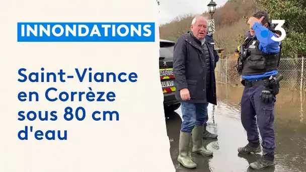 Crues et pluies : les images impressionnantes de la commune de Saint-Viance en Corrèze