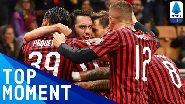 Çalhanoğlu Scores A Wonder Goal From Tight Angle! | Milan 2-2 Lecce | Top Moment | Serie A