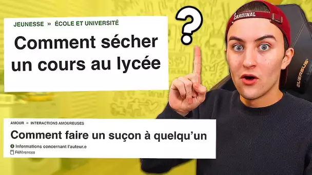 Ce site répond à toutes les questions interdites (WikiHow)