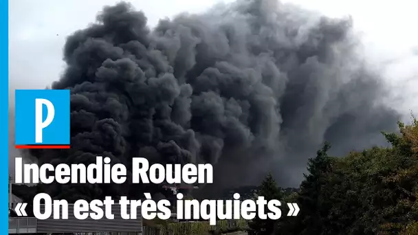 Incendie Rouen : « C'est forcément toxique, on est très inquiets »