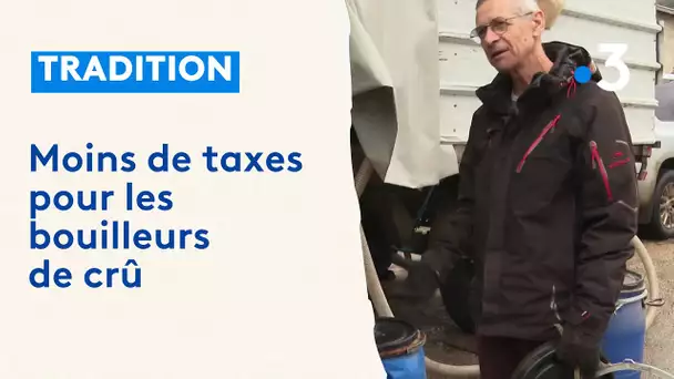 Moins de taxes pour les bouilleurs de cru