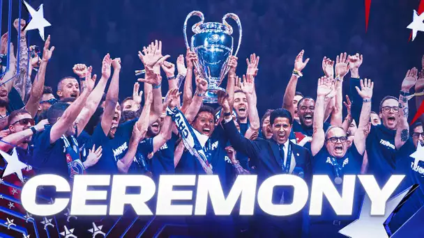 Le PSG célèbre le TROPHÉE de la Ligue des Champions au Parc avec ses supporters