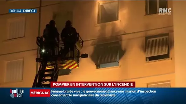 Un immeuble ravagé par les flammes jeudi soir à Sainte-Foy-Lès-Lyon
