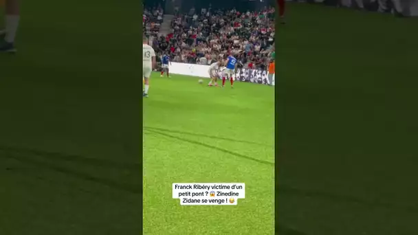 Franck Ribéry victime d’un petit pont ? 😱 Zinedine Zidane se venge ! 😂 #shorts