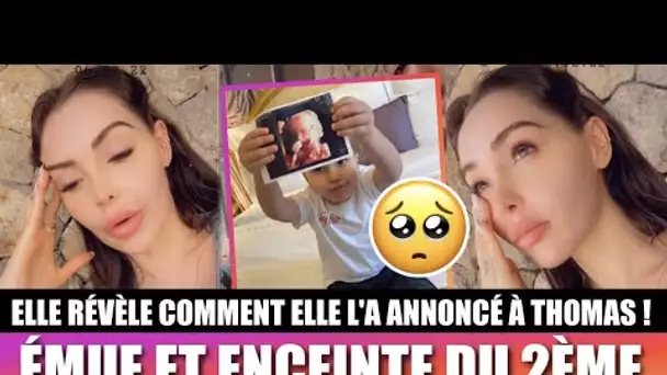 NABILLA ÉMUE ET ENCEINTE, ELLE RÉVÈLE COMMENT ELLE A ANNONCÉ SA GROSSESSE À SON MARI THOMAS ! 👶🏼🥺