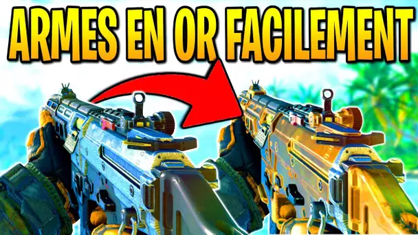 COMMENT AVOIR SES ARMES EN OR FACILEMENT sur BLACK OPS 4 !! (Call of Duty Camouflage en or)