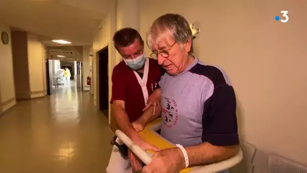 Covid-19 : après 69 jours d'hospitalisation, la rééducation d'un patient à Sainte-Feyre (23)