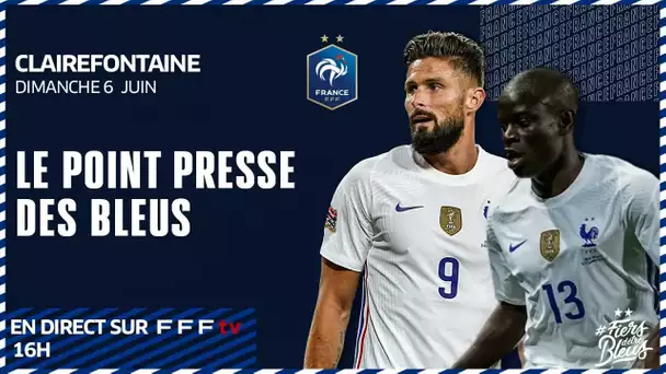 La visio-conférence de presse des Bleus en direct depuis Clairefontaine