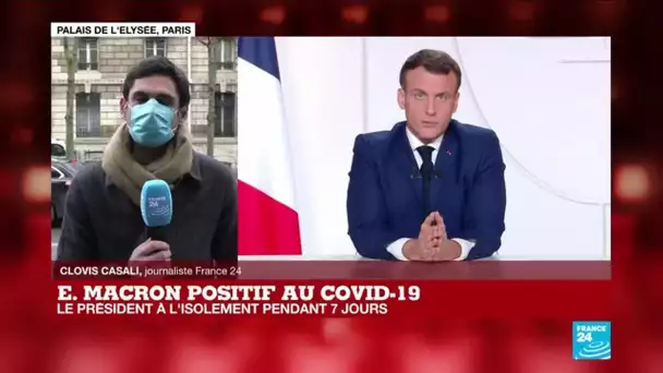Emmanuel Macron positif au Covid-19 : le président français à l'isolement pendant 7 jours