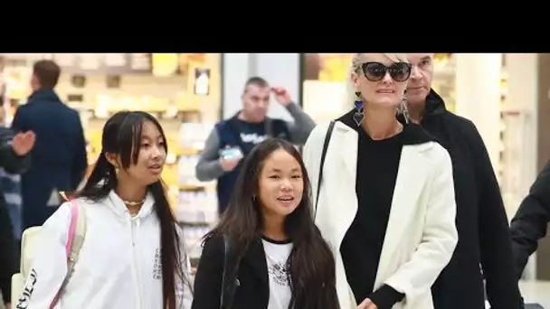 Jade et Joy Hallyday à Paris avec Laeticia  et l’école dans tout ça