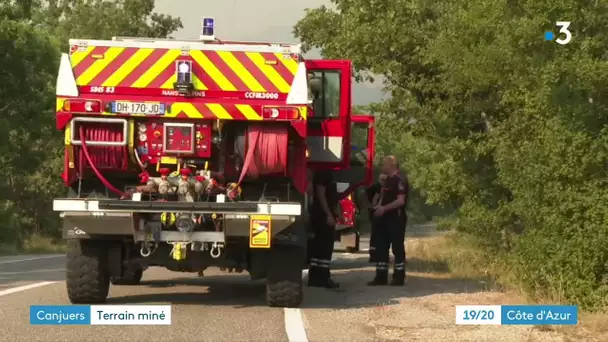 L'incendie du camp de Canjuers a détruit 1800 hectares fait plusieurs blessés - le point le 21 juin