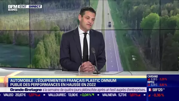 Laurent Favre (Plastic Omnium) : Plastic Omnium publie des performances en hausse en 2022