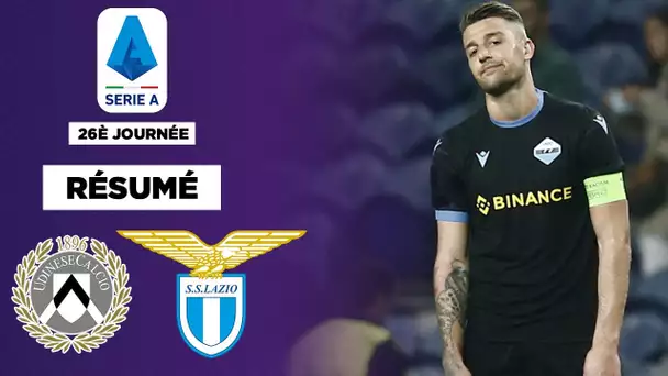 Résumé : La Lazio s'en sort bien face à l'Udinese