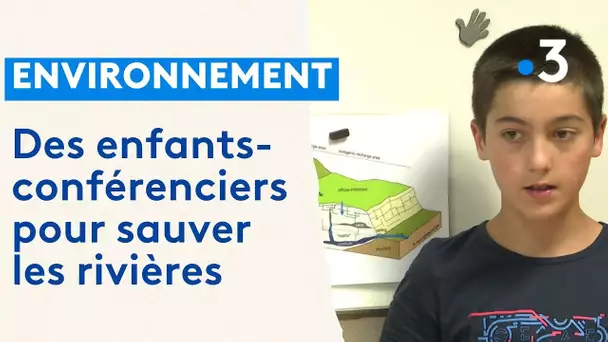 Des enfants d'Arbois vont dans des écoles donner des conférences sur les rivières comtoises.