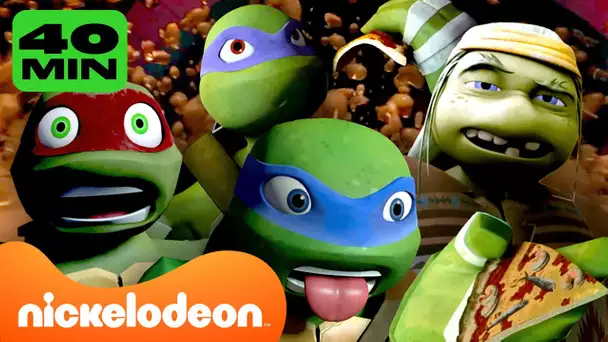 Les Tortues Ninja | 40 minutes des moments les plus désordonnés de Teenage Mutant Ninja Turtles! 😷