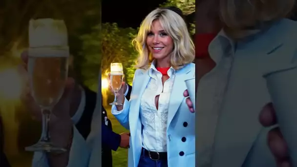 Brigitte Macron’s Elegant 2025 Style: Sipping in Parisian Chic | AI Fashion #style #parisstyle #love
