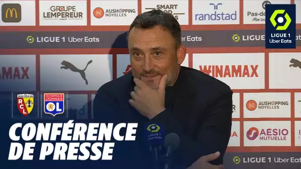 Conférence de presse RC LENS - OLYMPIQUE LYONNAIS (1-0)  / 2022/2023