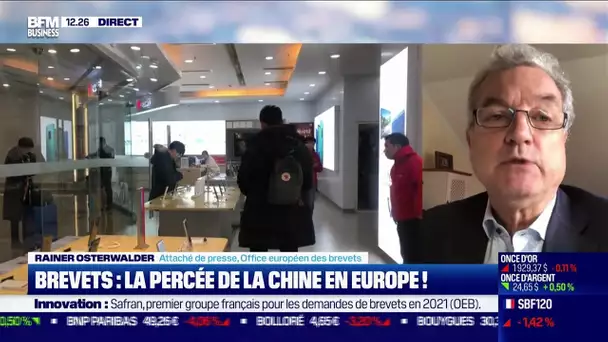 Rainer Osterwalder (Office européen des brevets) : Brevets, la percée de la Chine en Europe !