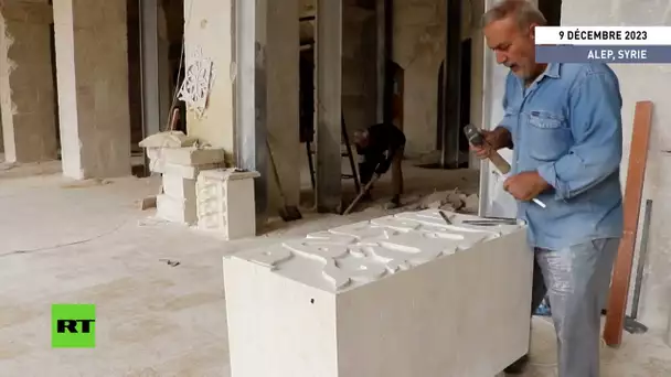 🇸🇾  Syrie : les travaux de restauration se poursuivent à la Grande Mosquée des Omeyyades à Alep