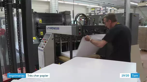 Pénurie de papier et prix en hausse, les imprimeurs du Tarn doivent s'adapter