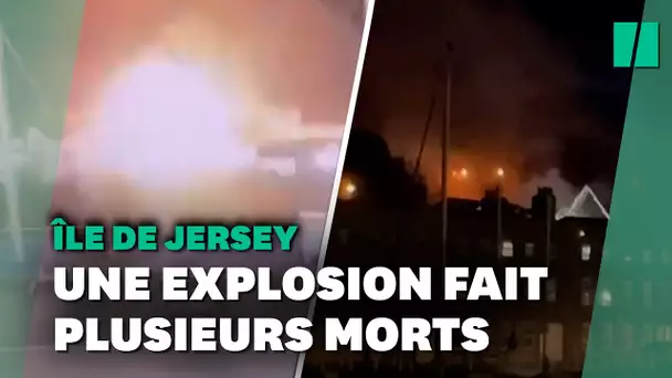 À Jersey, les images impressionnantes de l’explosion d'un immeuble