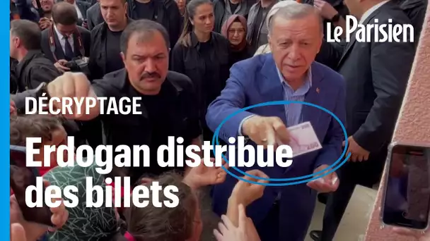 « Ce n’est pas pour la beauté du geste » : Erdogan distribue de l’argent liquide à des enfants