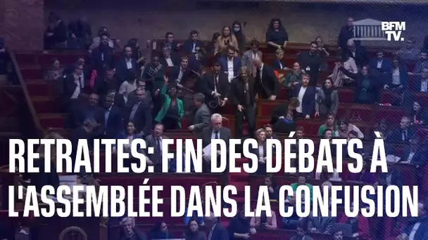 Retraites: l'Assemblée nationale termine l'examen de la réforme dans la confusion, sans vote