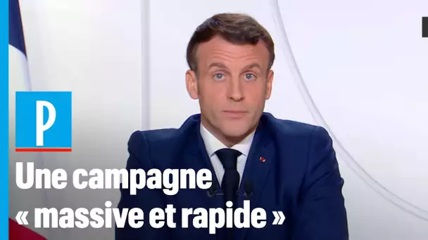 Emmanuel Macron : « Je ne rendrai pas la vaccination obligatoire »