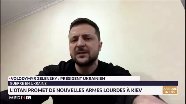 Guerre en Ukraine : l´OTAN promet de nouvelles armes lourdes à Kiev