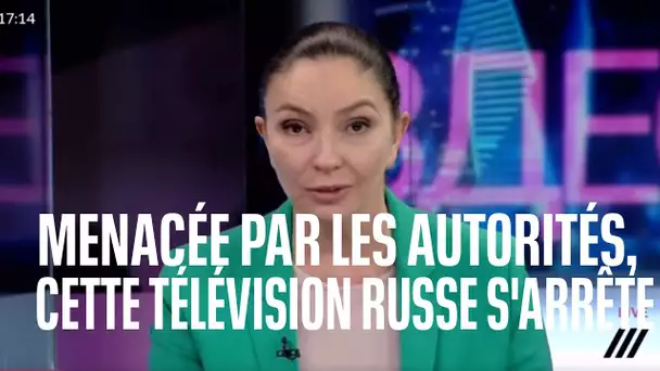 Menacée par les autorités russes, la chaîne de télévision d'opposition Dojd suspend sa diffusion