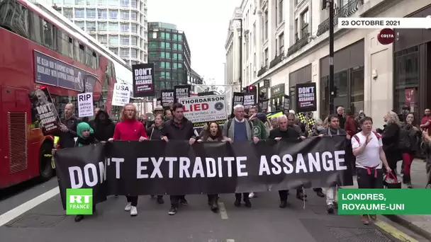 Royaume-Uni : des partisans de Julian Assange protestent contre son extradition