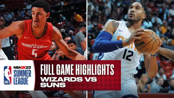 WIZARDS vs SUNS | NBA SUMMER LEAGUE | FULL GAME HIGHLIGHTS