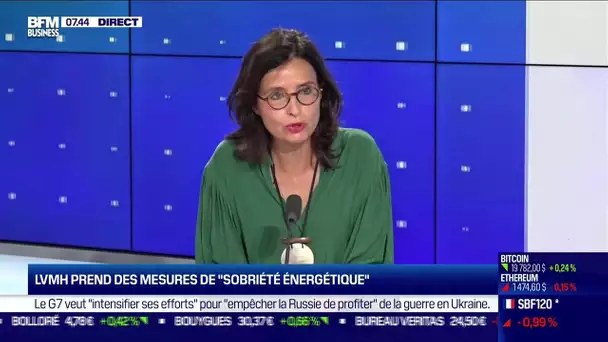 Hélène Valade (LVMH) : LVMH prend des mesures de "sobriété énergétique"