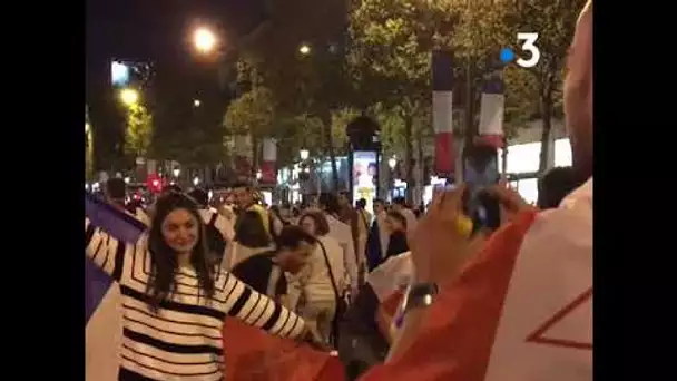 Paris / Coupe du Monde : place Clichy, Champs-Elysées... La joie après la victoire en demi-finale