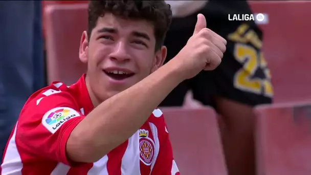 Calentamiento Girona FC vs UD Las Palmas