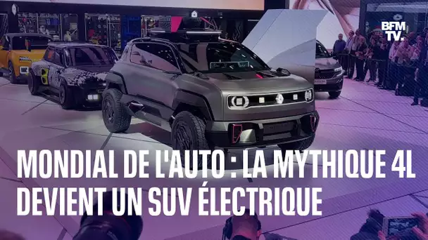 Mondial de l'Auto Paris 2022: la mythique 4L revient en version SUV électrique