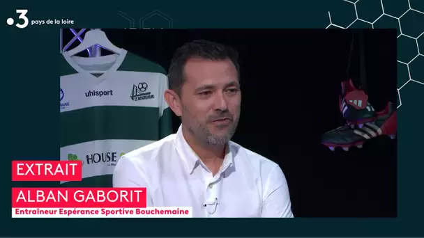Alban Gaborit, entraîneur de l'ES Bouchemaine et ancien joueur d'Angers évoque la situation du SCO