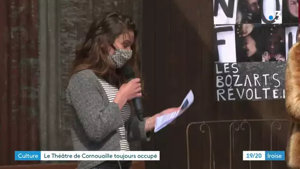 Les occupants du théâtre de Quimper tentent de faire vivre la culture malgré la crise sanitaire